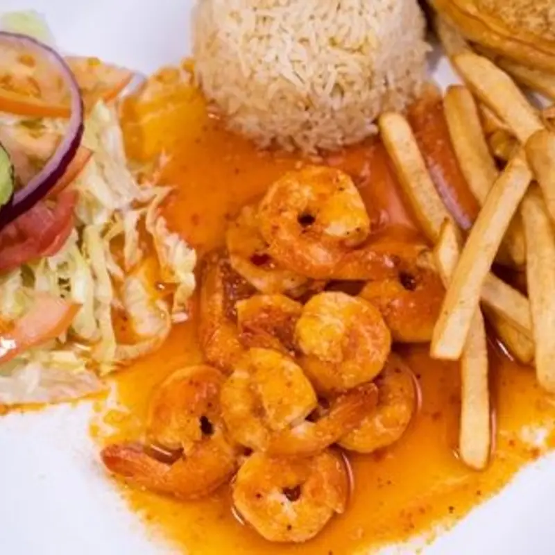 Camarones a la Diabla at El Viejon Seafood Restaurant #4 Viejon #4 Irving
