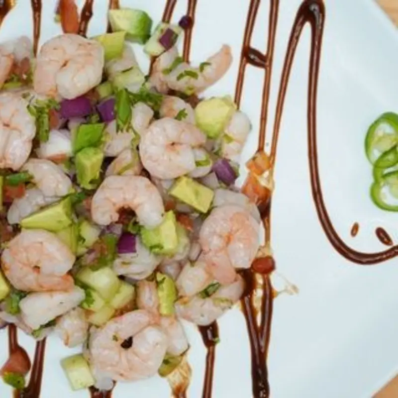 Ceviche de Camaron at El Viejon Seafood Restaurant #4 Viejon #4 Irving