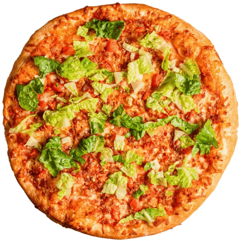10" BLT Pizza at Romano's Pizza Kitchen 2206 West Walnut Hill Lane