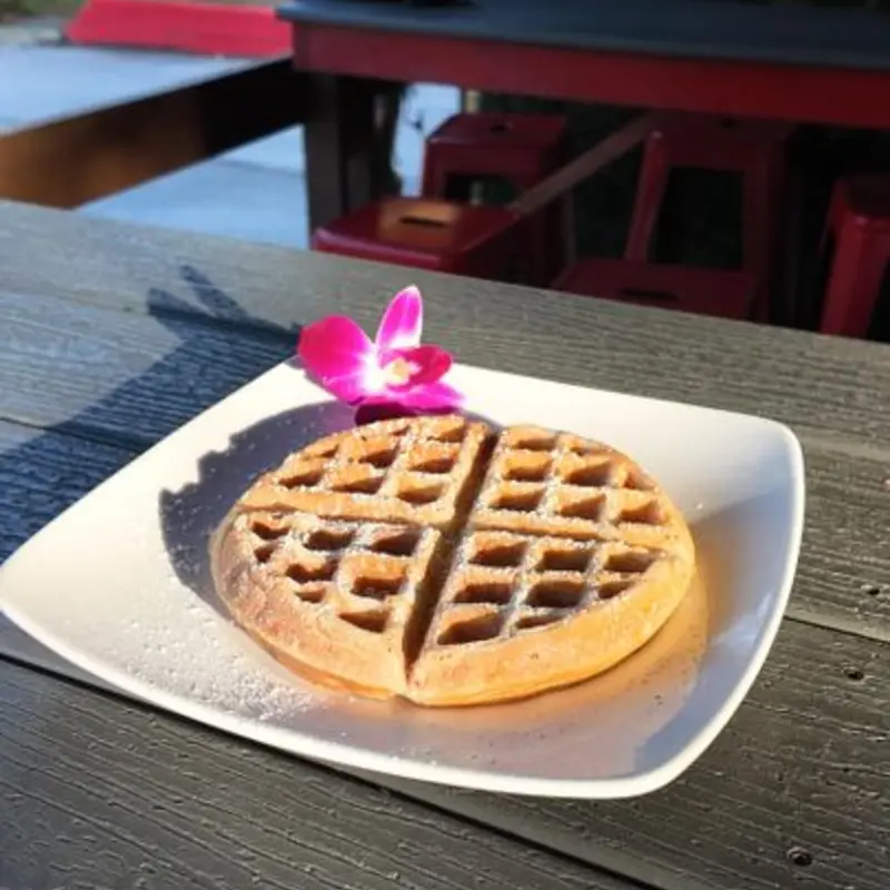 1 Waffle Plain at Susana's Cafe