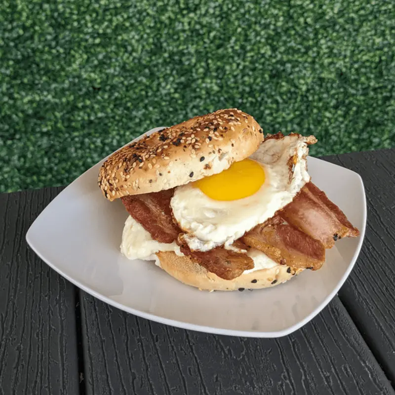 Breakfast Bagel Sandwich at Susana's Cafe