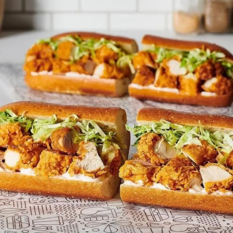 Chicken Tender Sandwich at Willy’s Wieners 103 E Dakin Ave Suite A