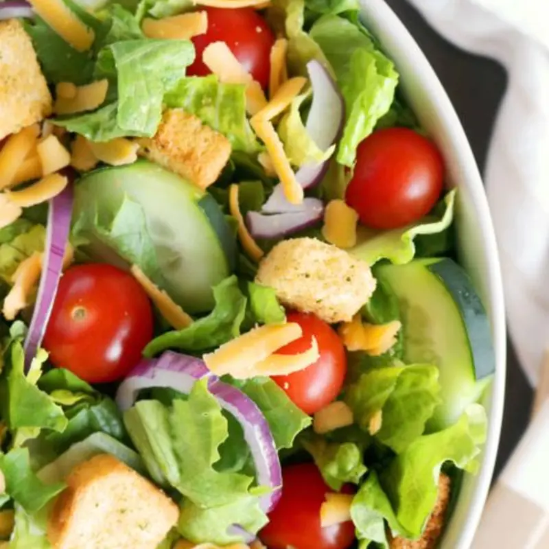 House Salad at Willy’s Wieners 103 E Dakin Ave Suite A
