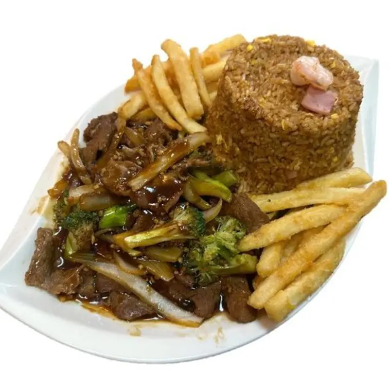 Beef Broccoli Combo - Carne de Res con Brocoli