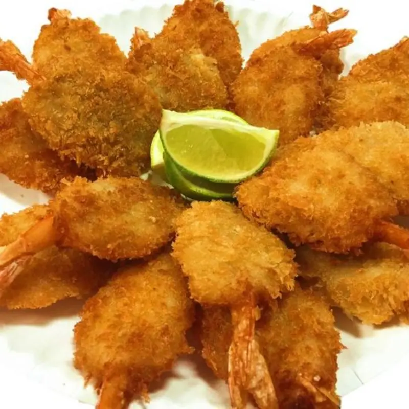 Fried shrimp (8) - Camarones Empanados