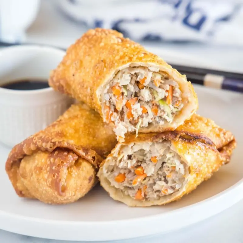 Pork Egg roll - Lumpias de Cerdo at Chino Rico 1 - Chinese & Latin Fusion with Bubble Tea & Desserts 1315 N John Young Pkwy