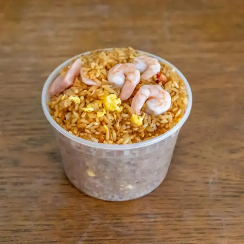 Small House Fried Rice at Chino Rico 1 - Chinese & Latin Fusion with Bubble Tea & Desserts 1315 N John Young Pkwy