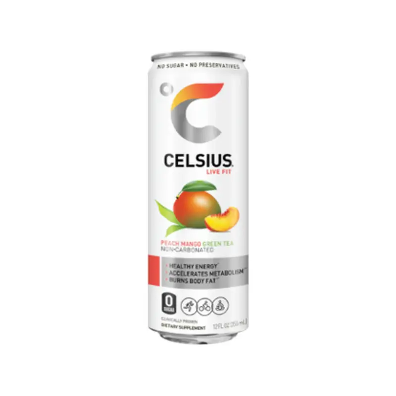 Celsius- Peach Green Tea at The Monica 40 E Congress St