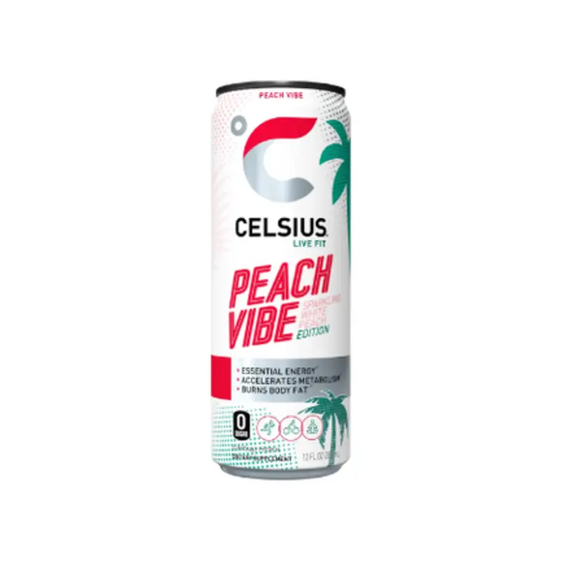 Celsius- Peach Vibe at The Monica 40 E Congress St