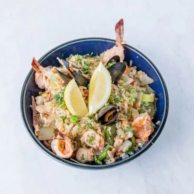 Arroz Marinero at CRUDA Mariscos & Oyster Bar
