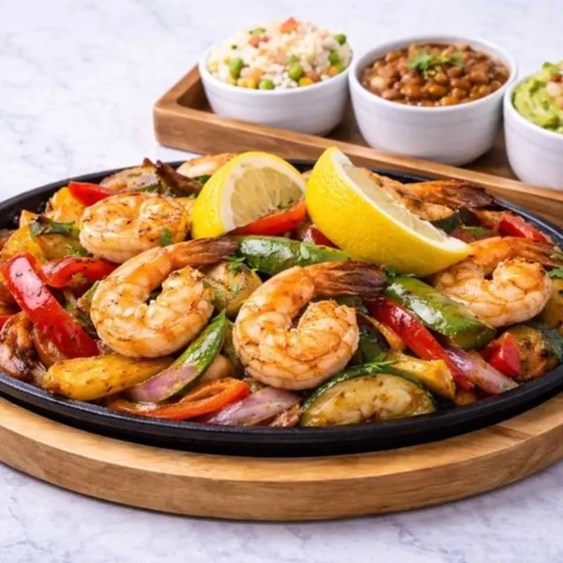 Grilled Shrimp Fajitas