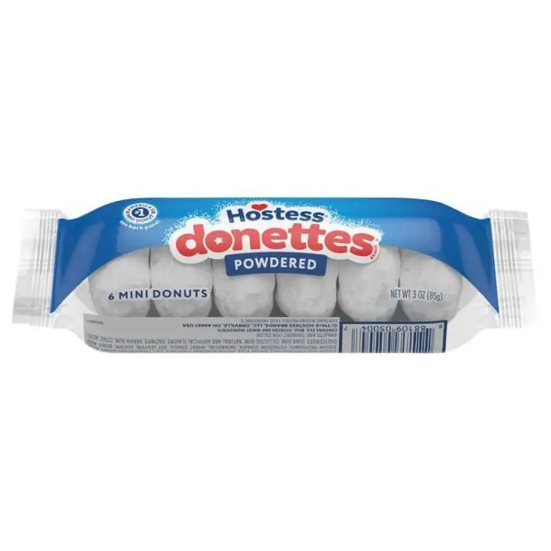 Hostess Donettes Powdered Donettes