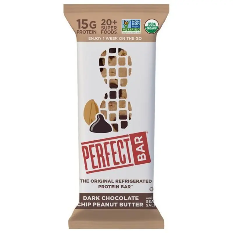 Perfect Bar Organic Dark Chocolate Chip Peanut Butter Bar