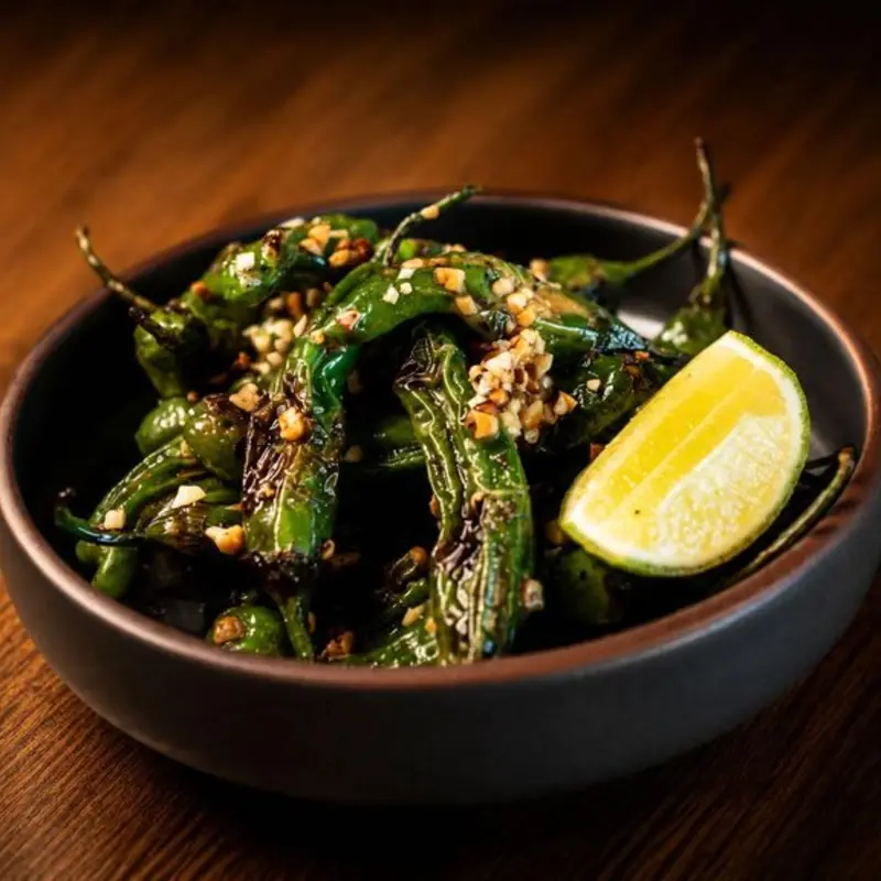 Charred Shishitos