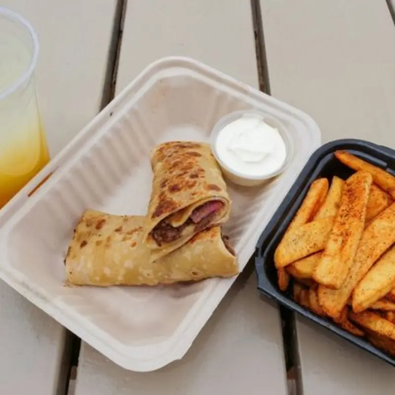 Lamb Shawarma Meal at ZAKI