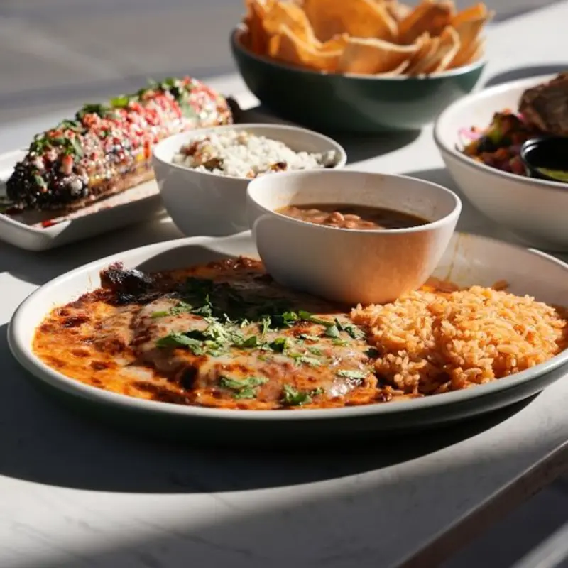 Red Cheese Enchiladas