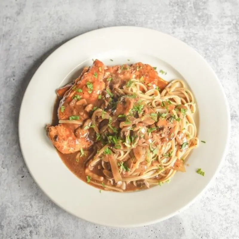 Chicken Marsala at Crust Simply Italian - Mesa