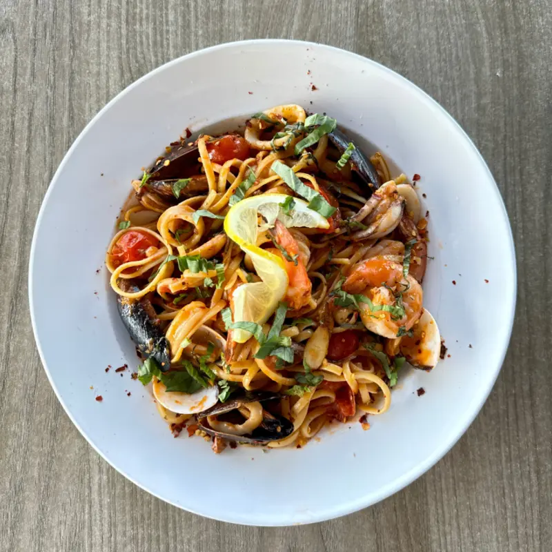Linguine Frutti Di Mare at Crust Simply Italian - Mesa