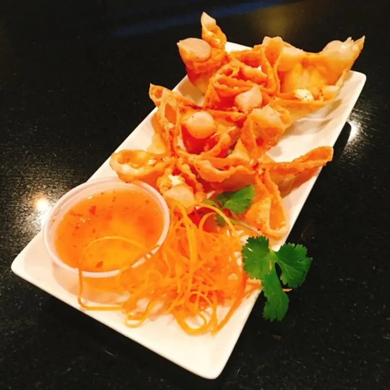 Crazy Crab Puff (6) at Thai Spices AZ 66 south dobson rd. Ste 133