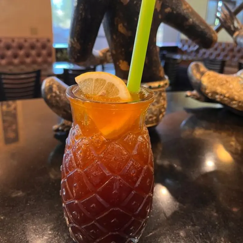 Thai Tea Lemon at Thai Spices AZ 66 south dobson rd. Ste 133