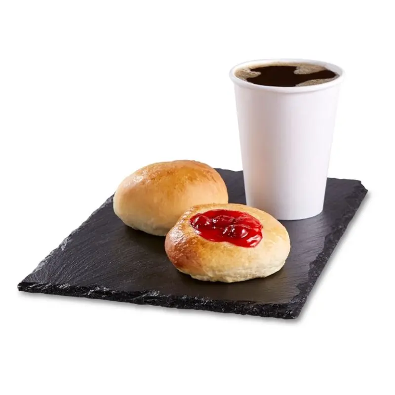 #2 - Coffee 12oz / Fountain Drink 24oz & 1 Savory & 1 Fruit or Sweet Kolaches