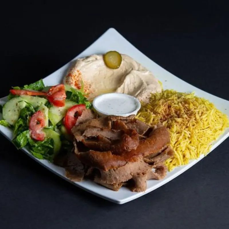 #1 Gyro Entree at Princess Pita Mediterranean Restaurant and Market - Mesa Branch