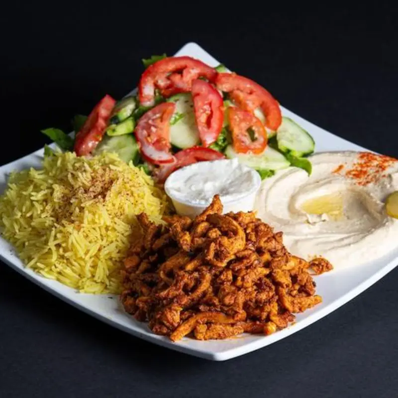 #2 Chicken Shawarma Entree at Princess Pita Mediterranean Restaurant and Market - Mesa Branch