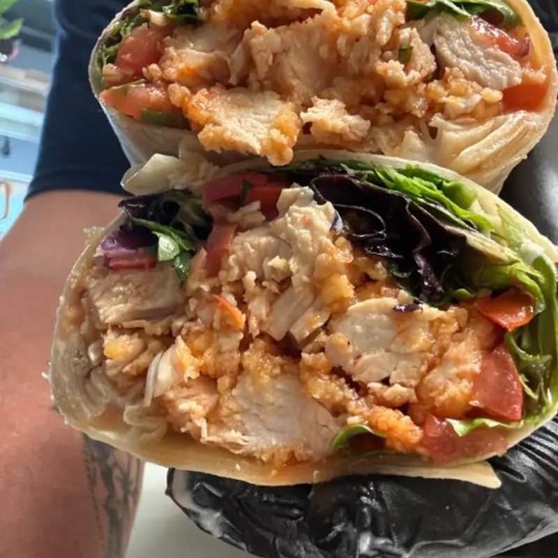 Honey Sriracha Chicken Wrap at Thanks A Brunch - Gilbert