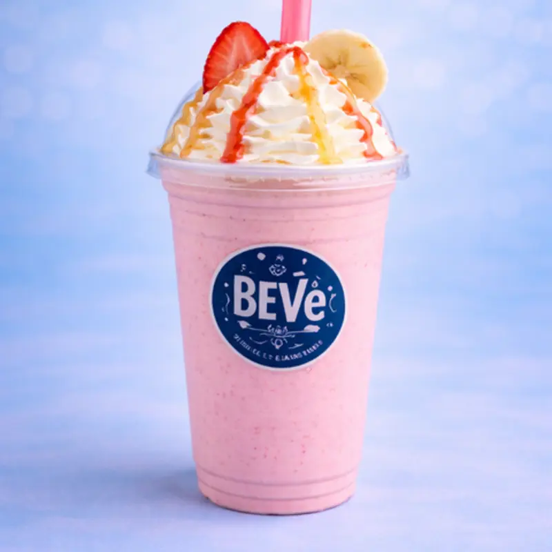 Strawberry Banana Smoothie 16oz