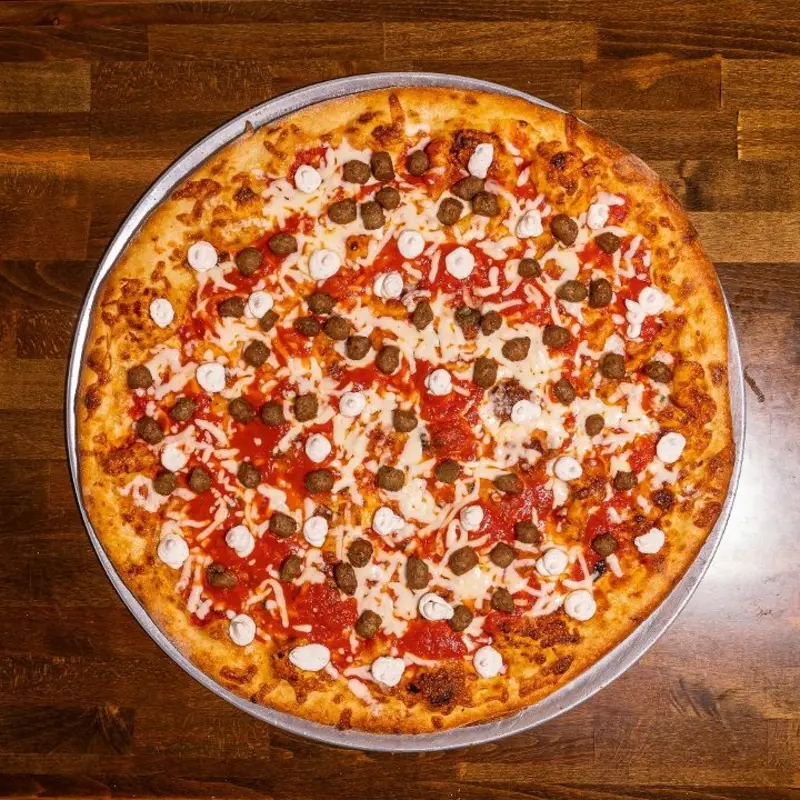 Meatballs Pizza