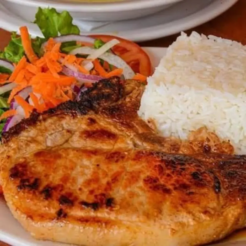 Chuleta de cedo/Pork chop at My company Hernandez Multiservices LLC 8410 NW 24th Ct