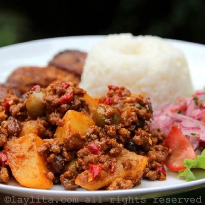 Picadillo de pavo/Turkey hash at My company Hernandez Multiservices LLC 8410 NW 24th Ct