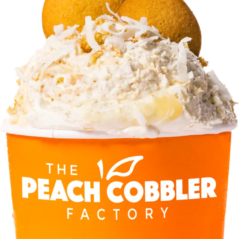 CoConut Cream Pudding at Peach Cobbler Factory Frisco Square
