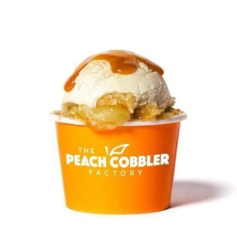 Kids Caramel Apple Cobbler at Peach Cobbler Factory Frisco Square