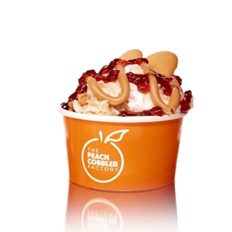 PB&J Pudding at Peach Cobbler Factory Frisco Square