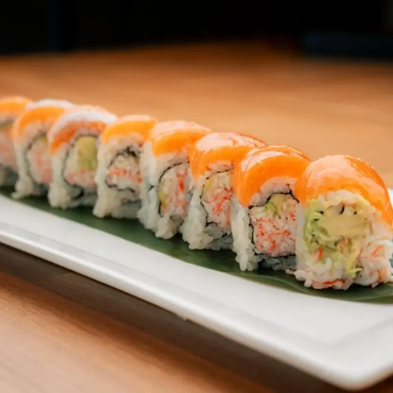 Salmon Alaska Roll at Hinoki - Omakase - Handroll