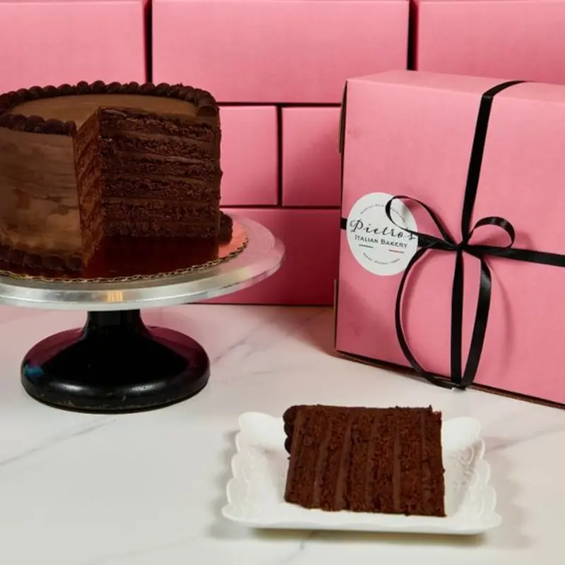 Chocolate Ganache Cake Slice at Pietro's Italian Bakery - Dallas Pkwy Frisco