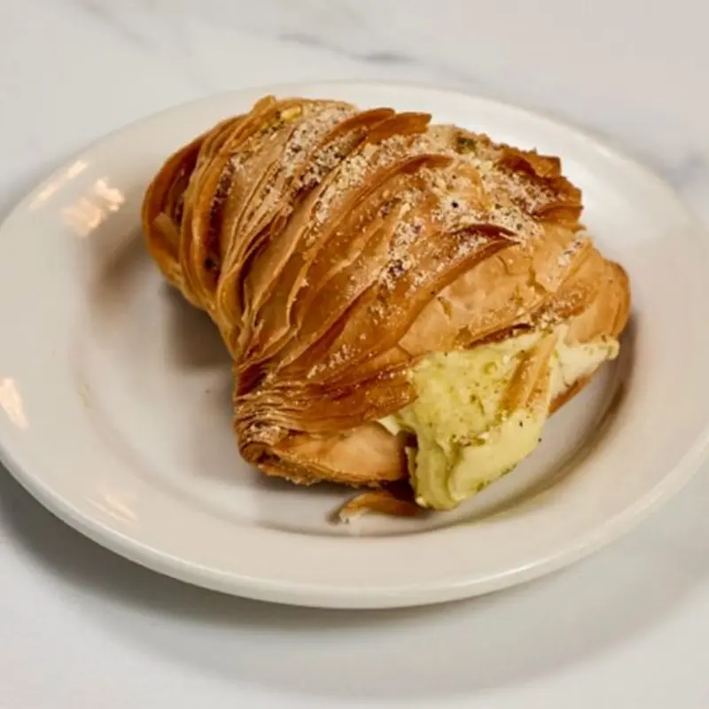 Pistachio Lobster Tail at Pietro's Italian Bakery - Dallas Pkwy Frisco