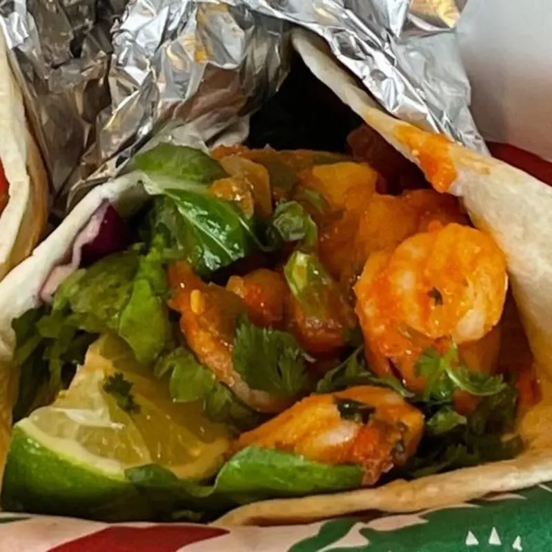 Spicy Grilled Shrimp Taco