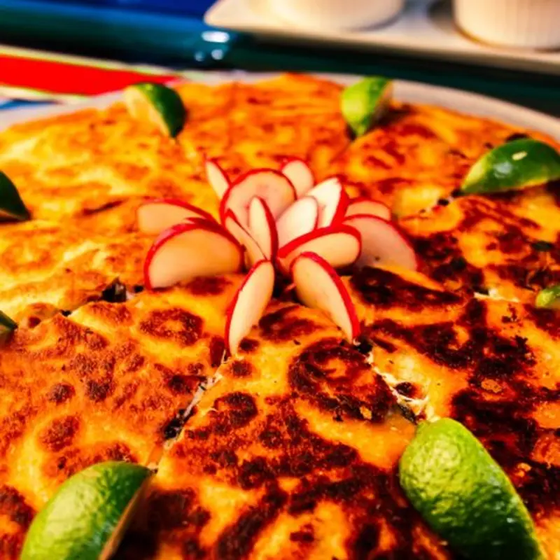 Birria pizza at Speedy Wey Restaurant