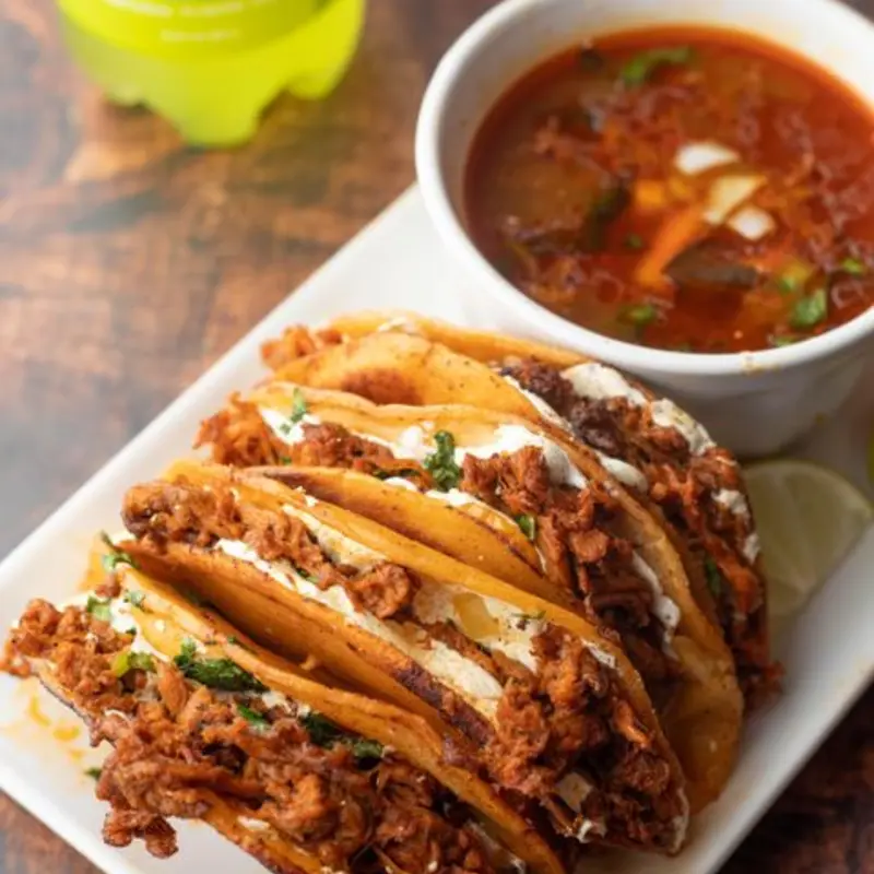 Chicken Birria Tacos at Speedy Wey Restaurant