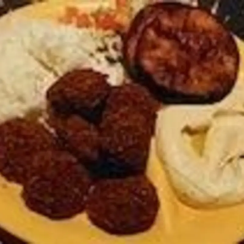 Chicken and Lamb Mix Platter at Halal Gyro Food