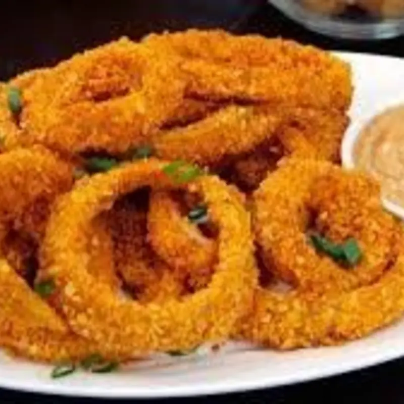 Onion Rings at Halal Gyro Food