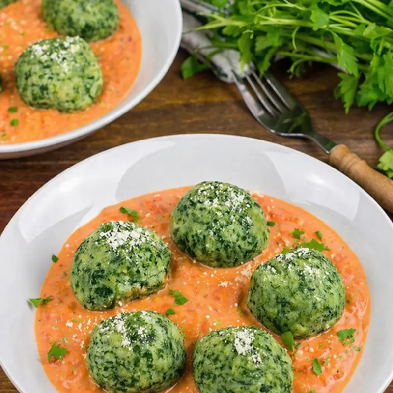 Spinach Malfatti at Bottagra Restaurant & Bar 80 Wagaraw Rd