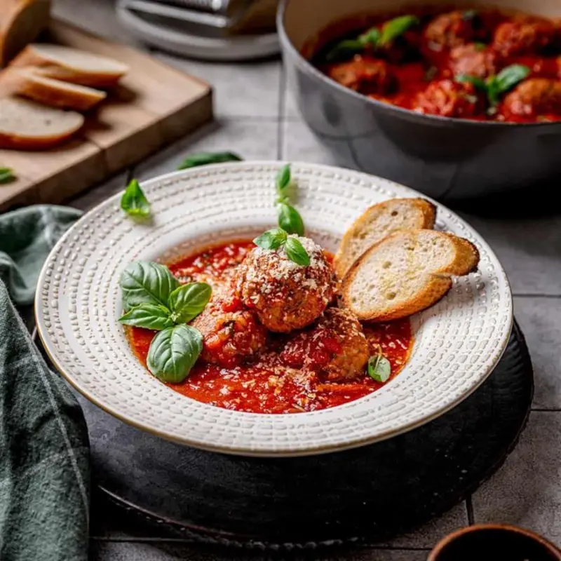 Veal Meatball Parmesan at Bottagra Restaurant & Bar 80 Wagaraw Rd