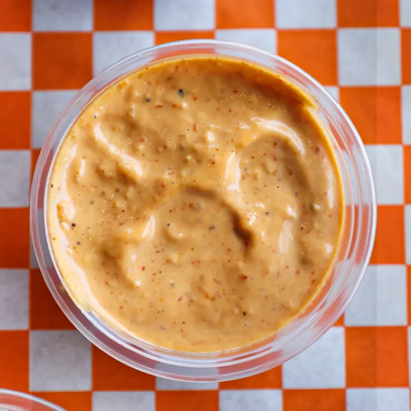 PERI PERI SAUCE at Holy Burger Woodland Park