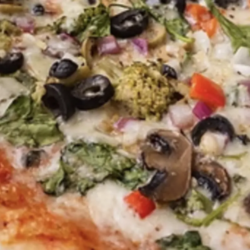 12"Vegetable Pie at Zevy's Pizza