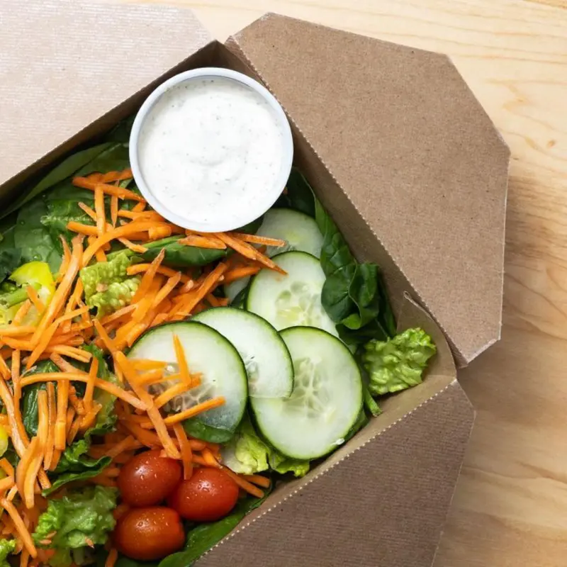 House Salad (entree) at Foodlink Community Cafe 115 South Ave