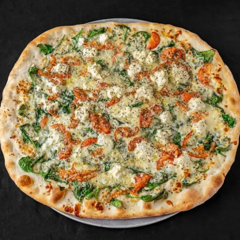 Spinach, Tomato & Ricotta 12" (Small) at The Pizza Stop 131 State St