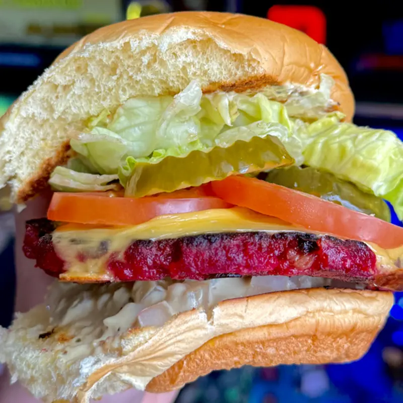 Single Big Veggie Burger at Swillburger